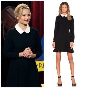Kate Spade New with tags Sequin Collar Crepe Dress size 2